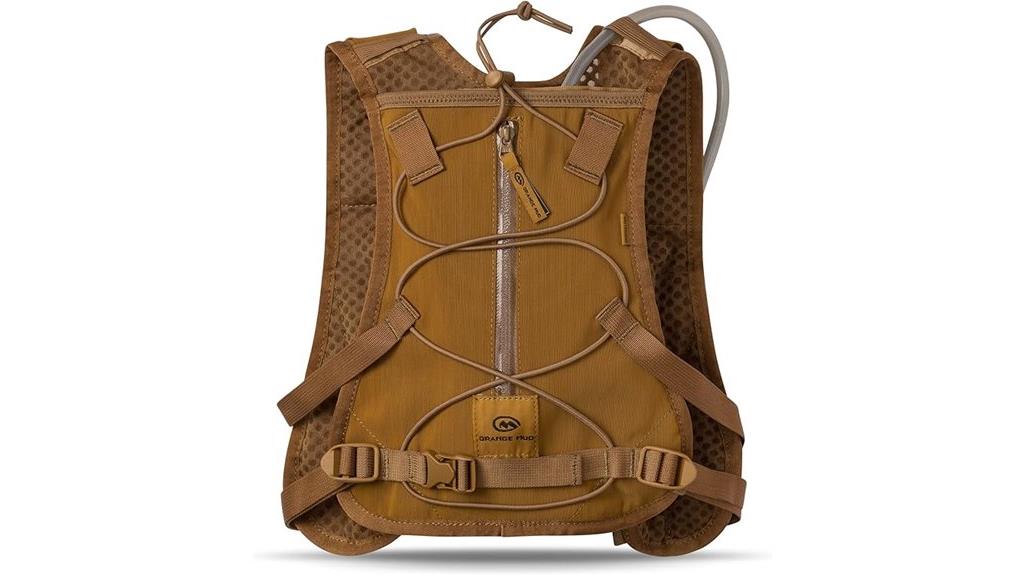 orange mud running hydration vest