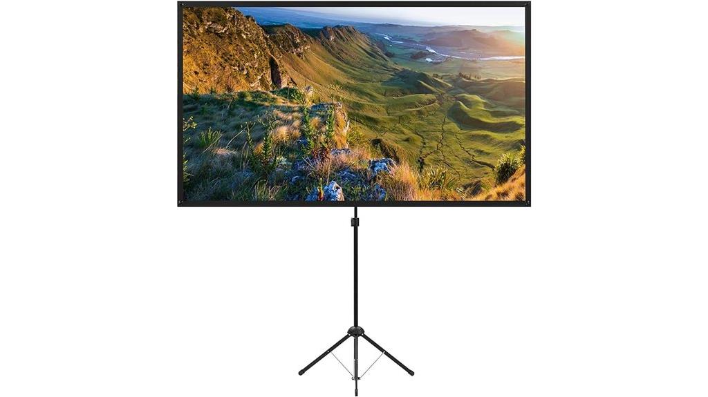 outdoor 100 inch projection screen