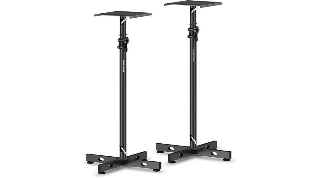pair of adjustable stands