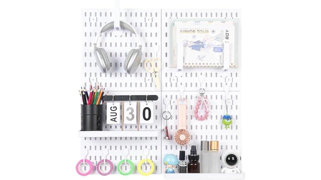 pegboard organizer kit with accessories