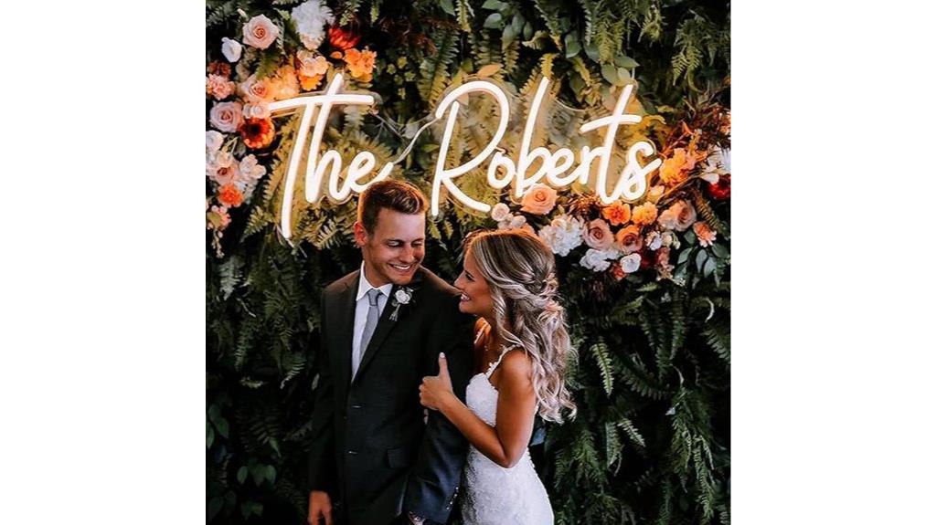 personalized event neon signs