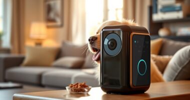 pet camera treat dispenser