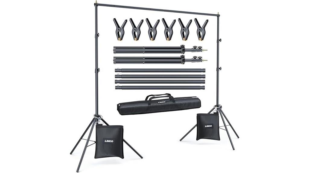 photography backdrop stand system