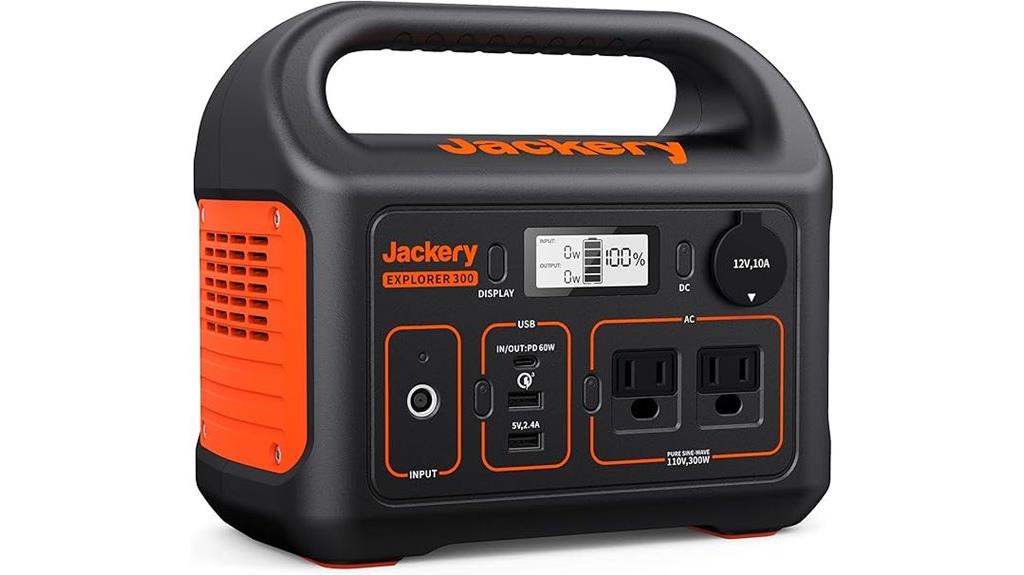 portable battery generator for outdoors