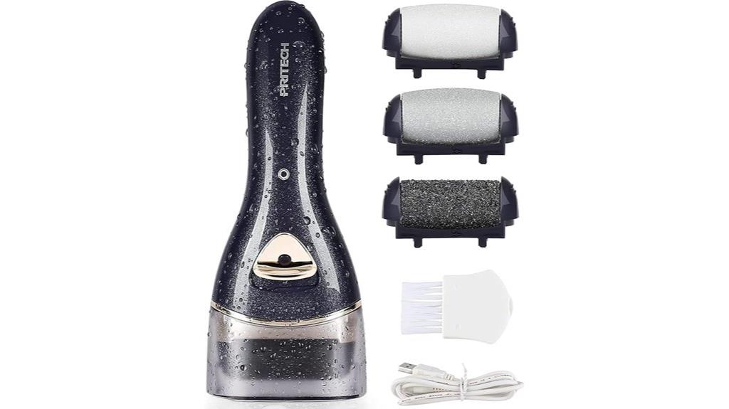 portable black electric pedicure tool