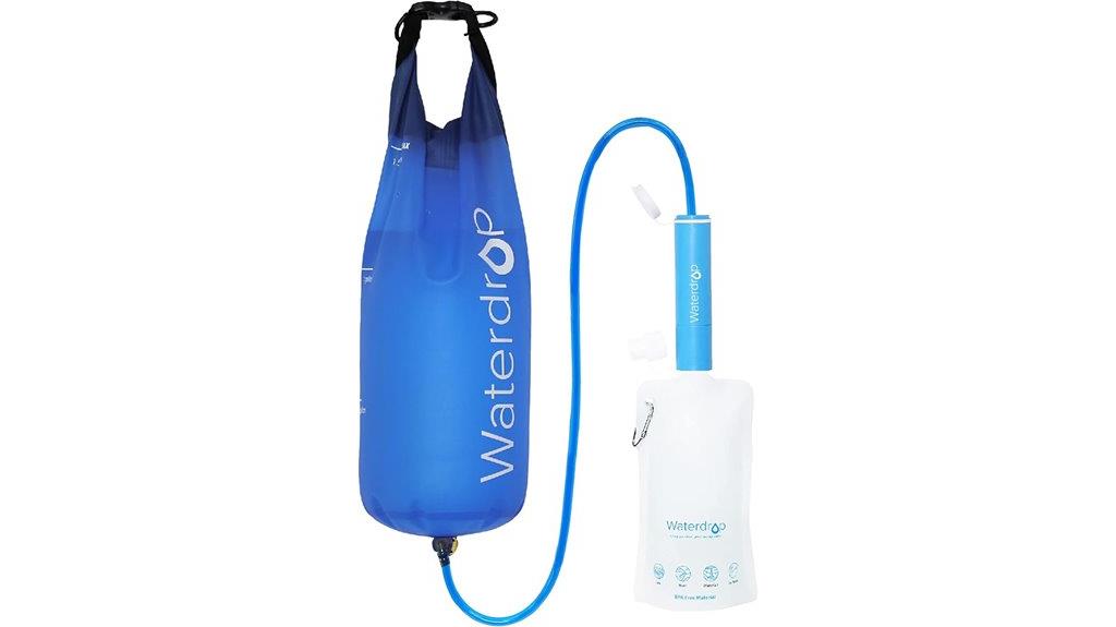 portable gravity water filter