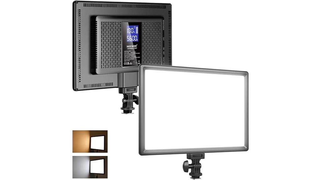 portable led video light