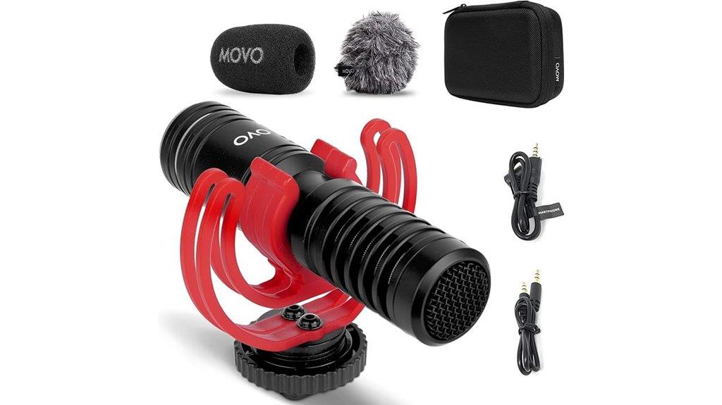 portable microphone with shock mount