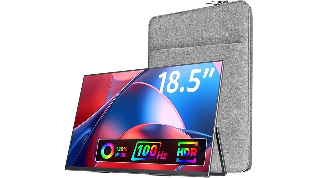 portable monitor with speakers