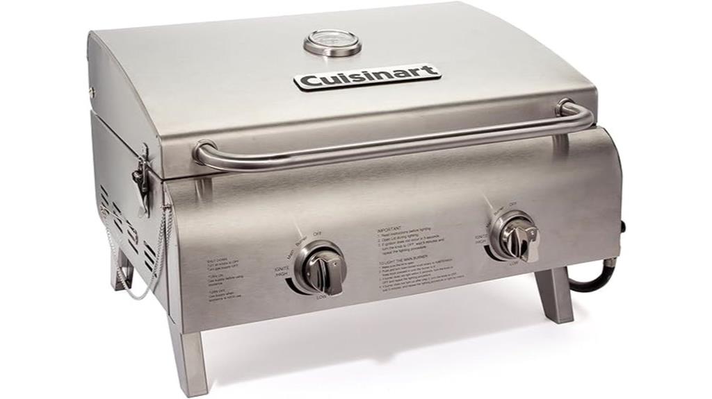 portable stainless steel grill