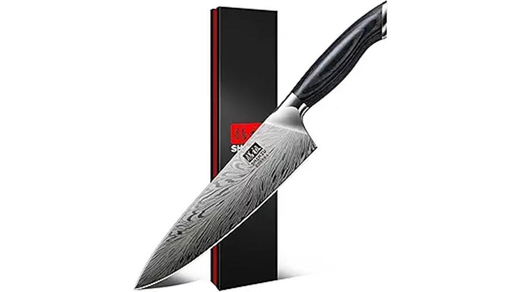 powder steel chef knife