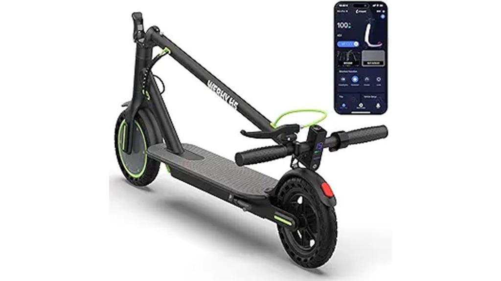powerful foldable electric scooter