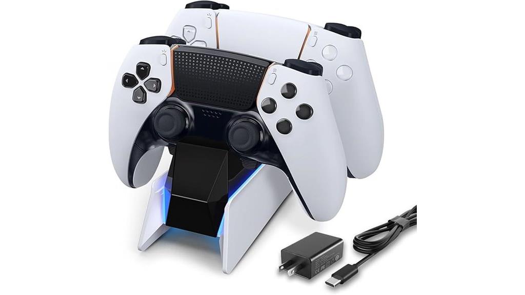 ps5 charging dock with led