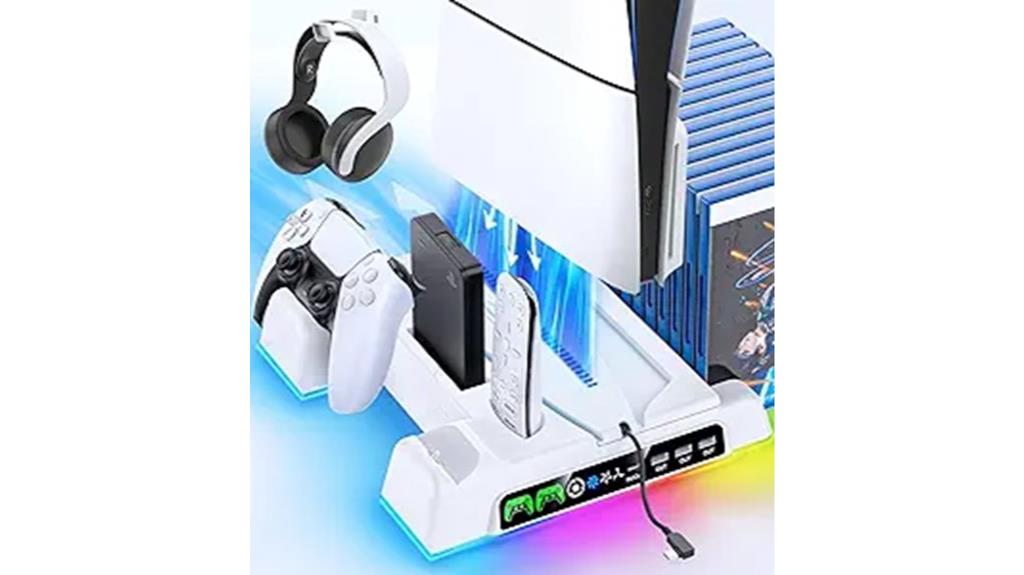 ps5 cooling stand charger