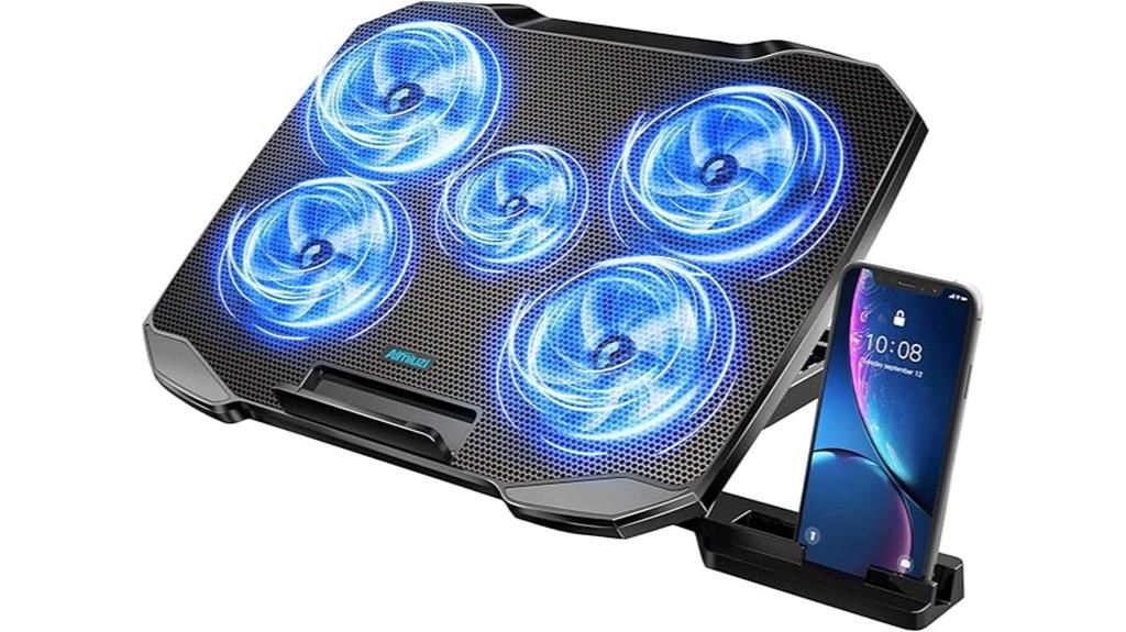 quiet adjustable fan cooling