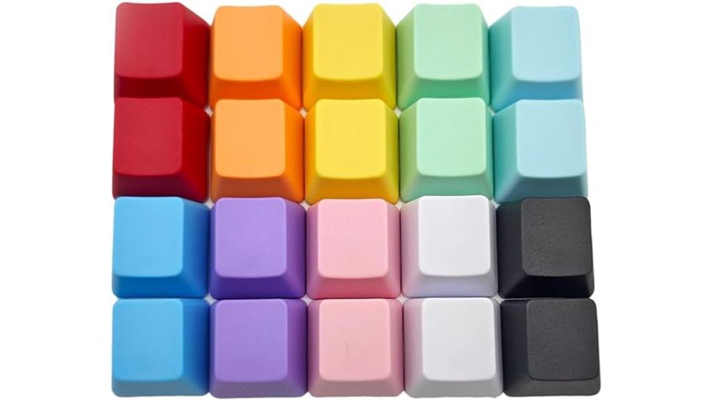 rainbow pbt keycap set