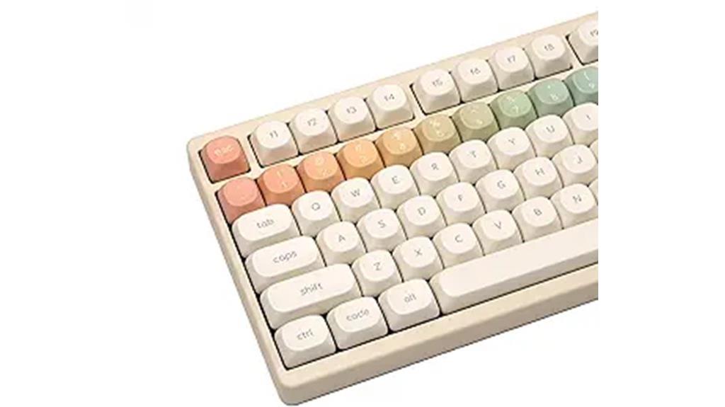 rainbow pbt keycaps