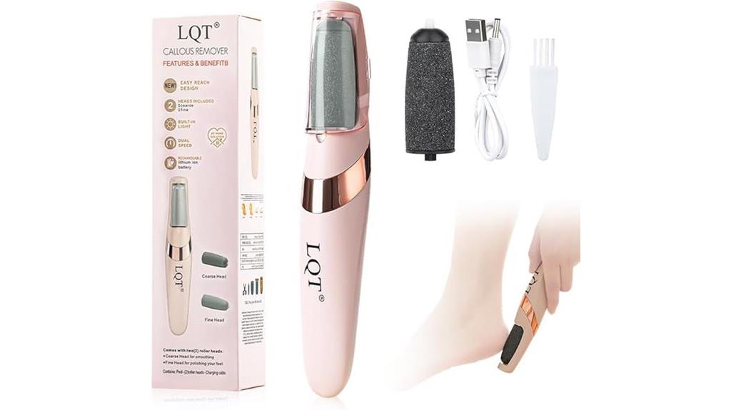 rechargeable callus remover tool