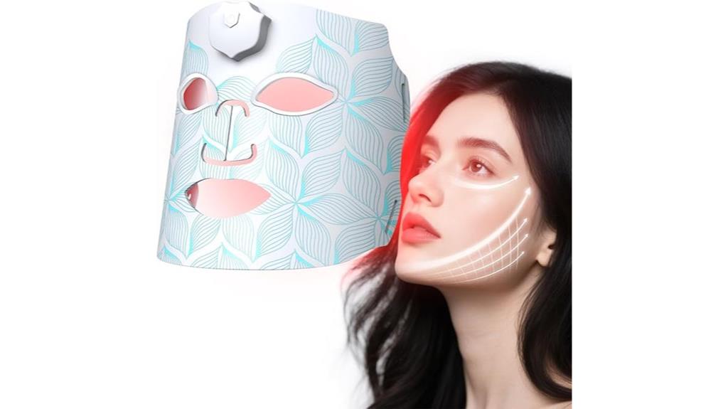 red light face mask