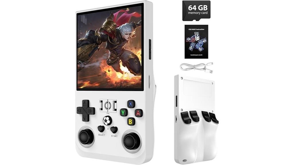 retro handheld with large screen