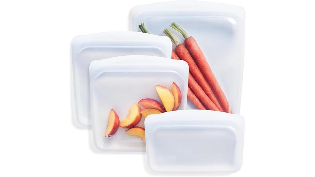reusable silicone storage bags