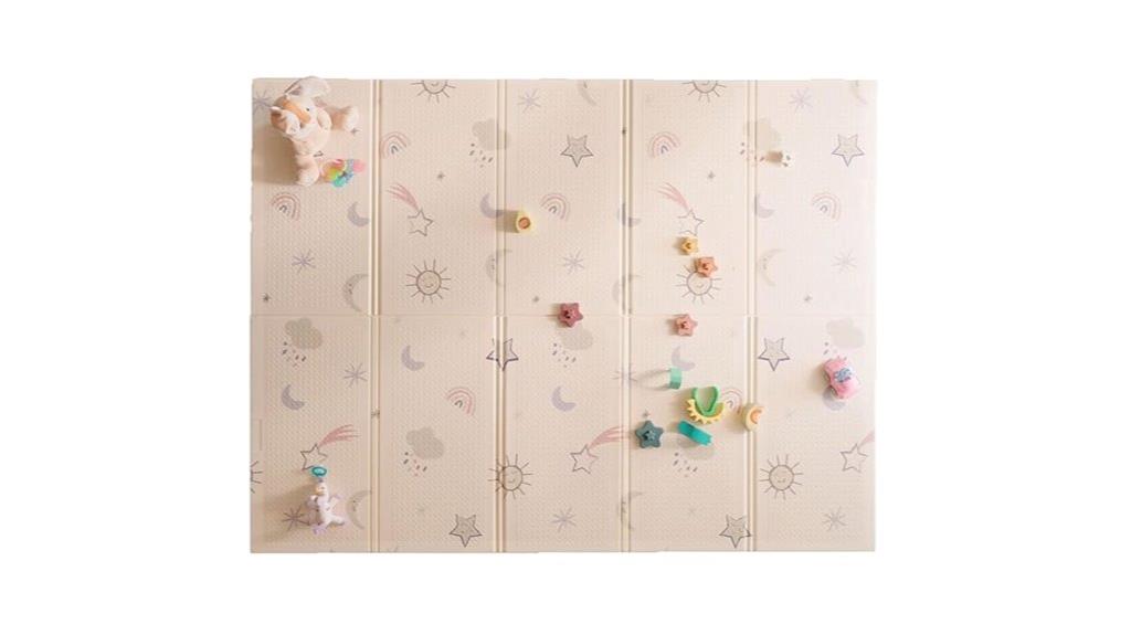 reversible 77x58 baby mat