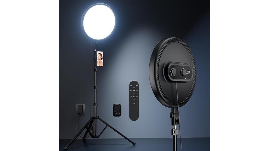 ring light with tripod