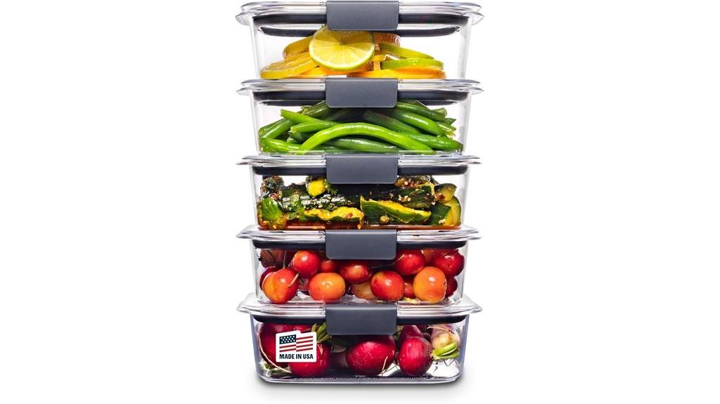 rubbermaid brilliance food storage