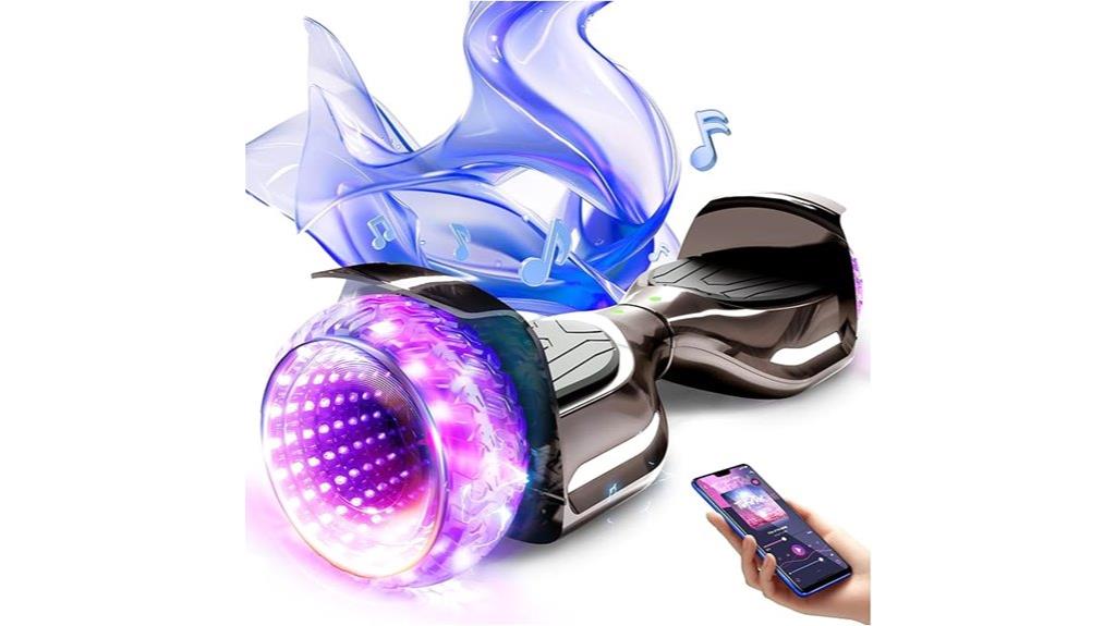 scooter with led bluetooth