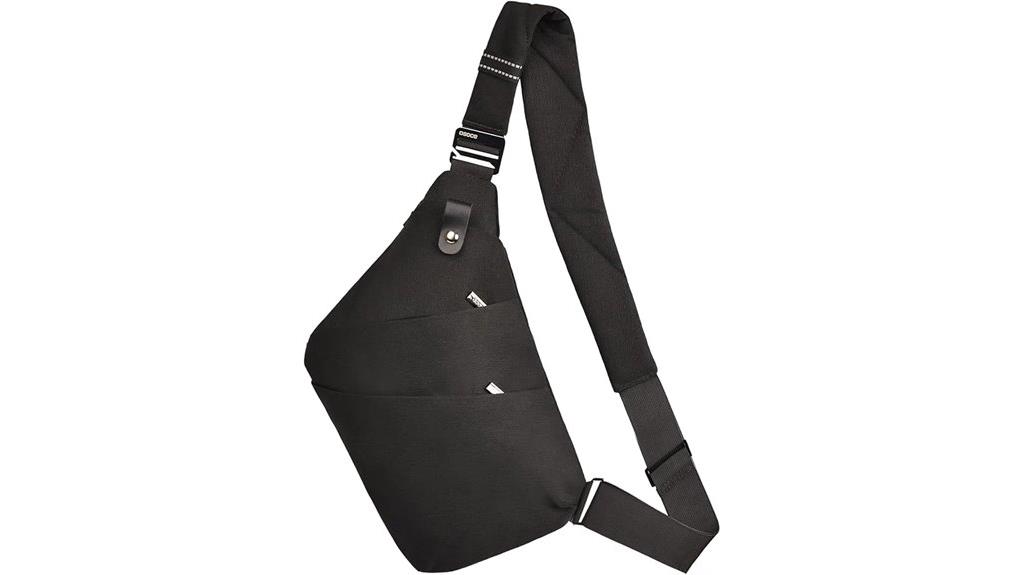 secure unisex crossbody bag