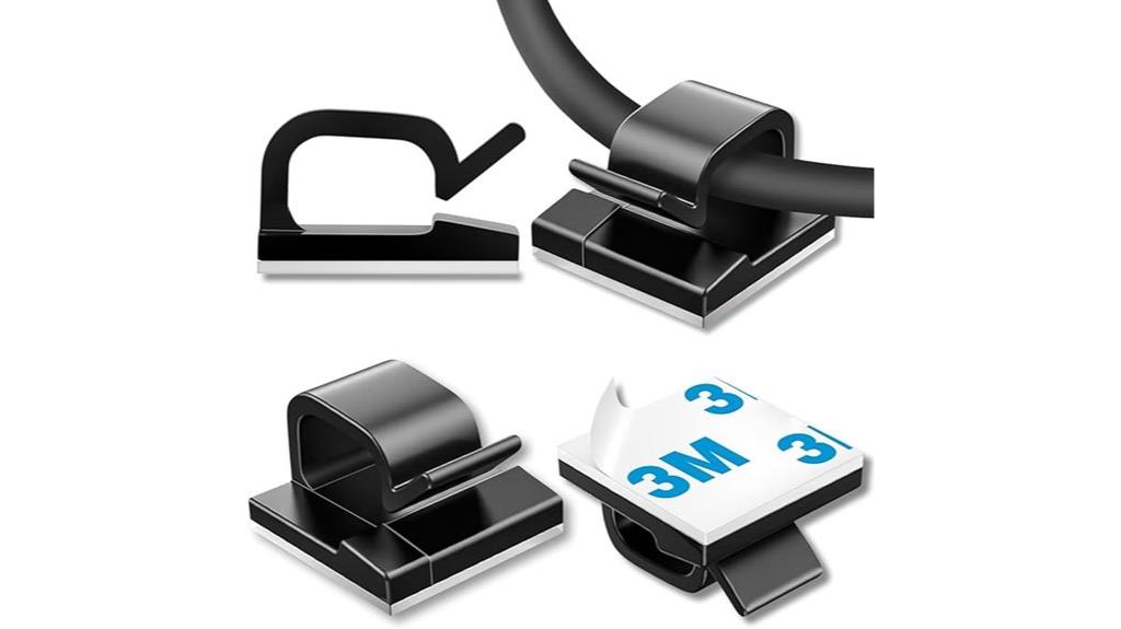 set of 100 wire clips