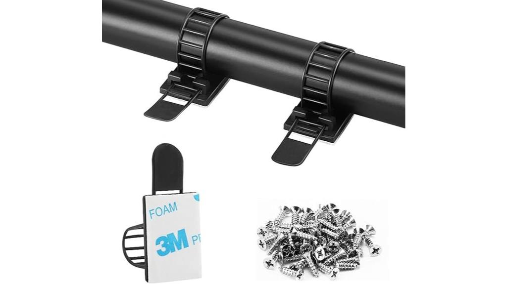 set of 50 cable clips