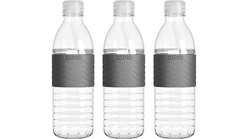 set of three tritan bottles