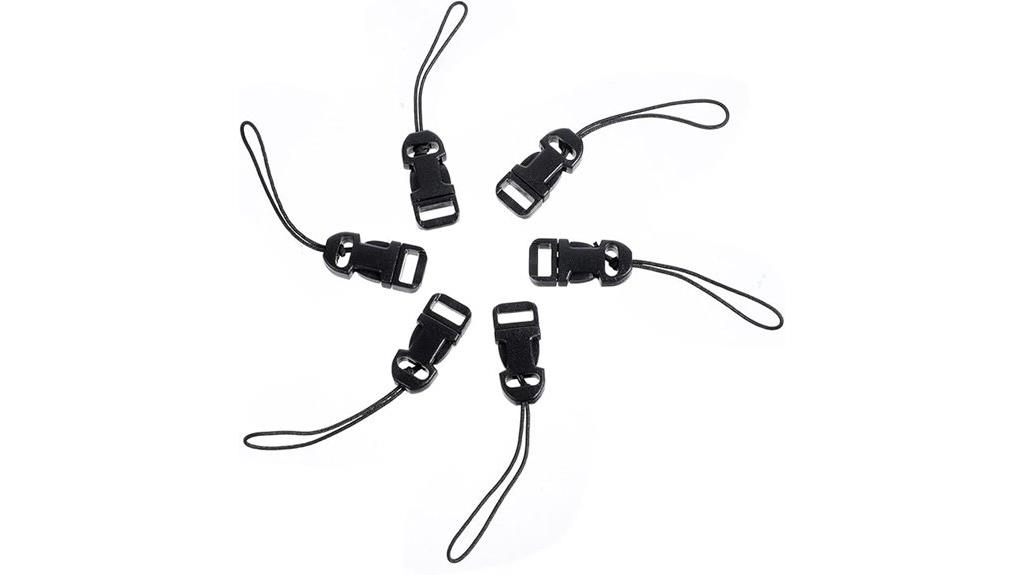 six pack camera strap clips