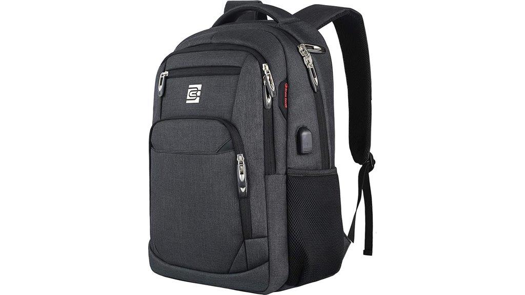 slim anti theft travel backpack