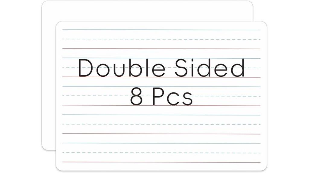 small lined dry erase boards
