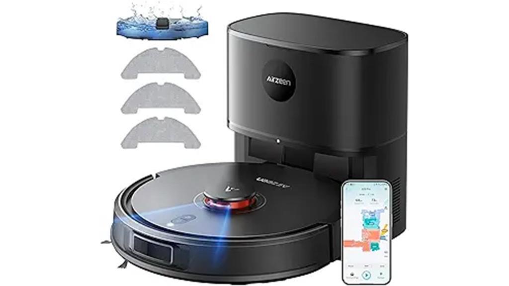 smart self emptying robot vacuum