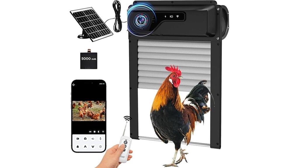 smart solar chicken door