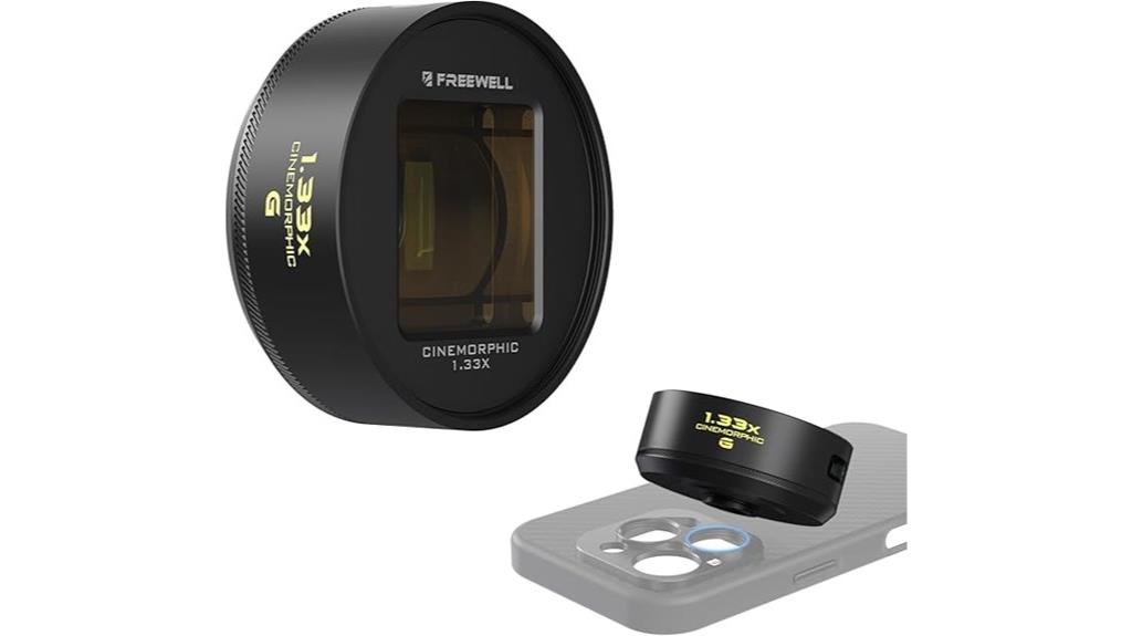 smartphone blue anamorphic lens