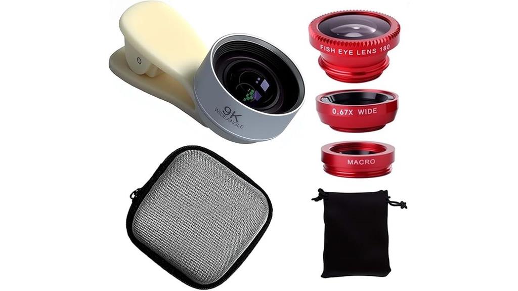 smartphone macro fish eye lens