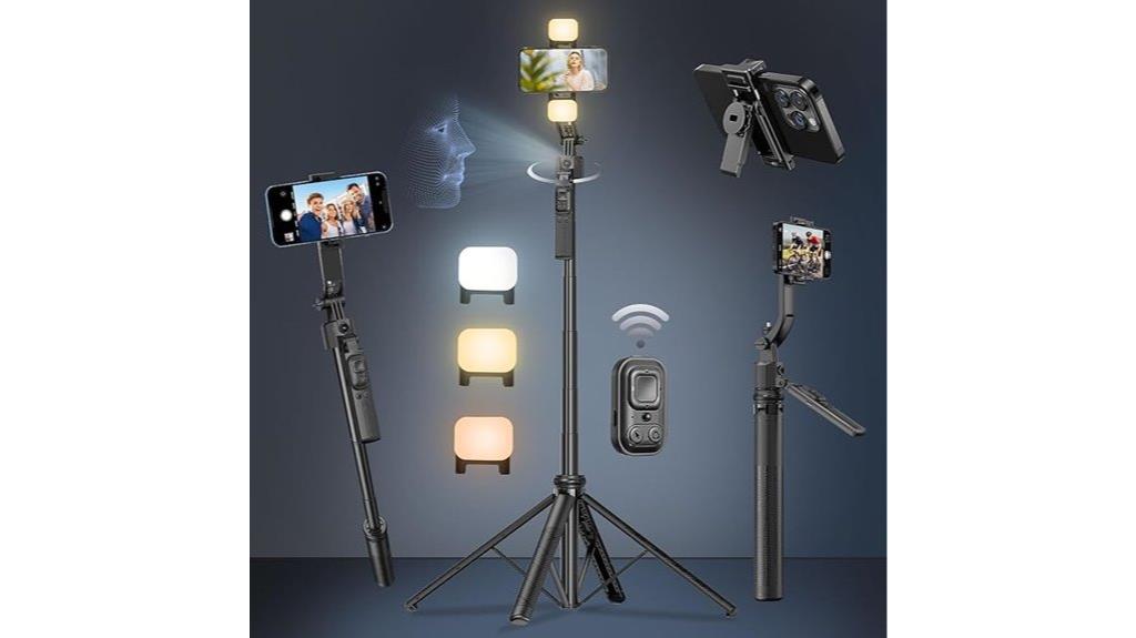 smartphone selfie stick tripod