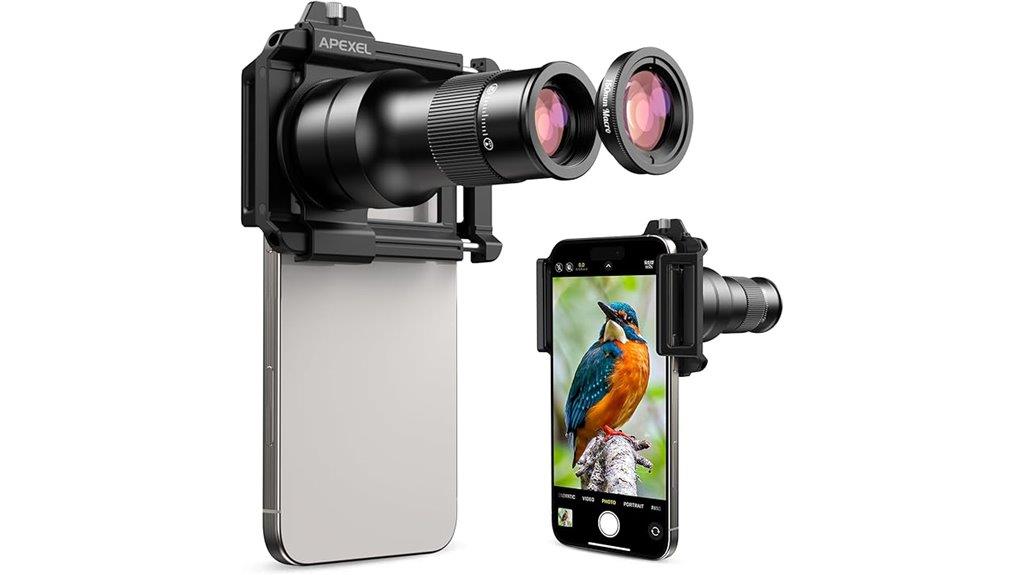 smartphone telephoto macro lens