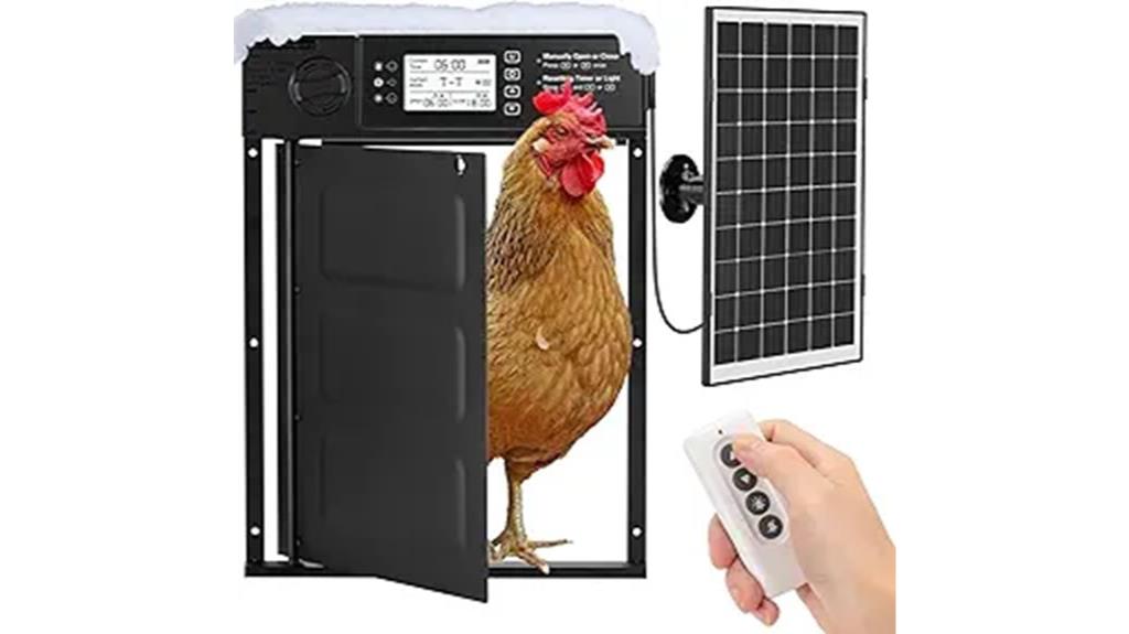 solar powered automatic coop