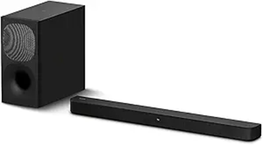 sony black wireless soundbar