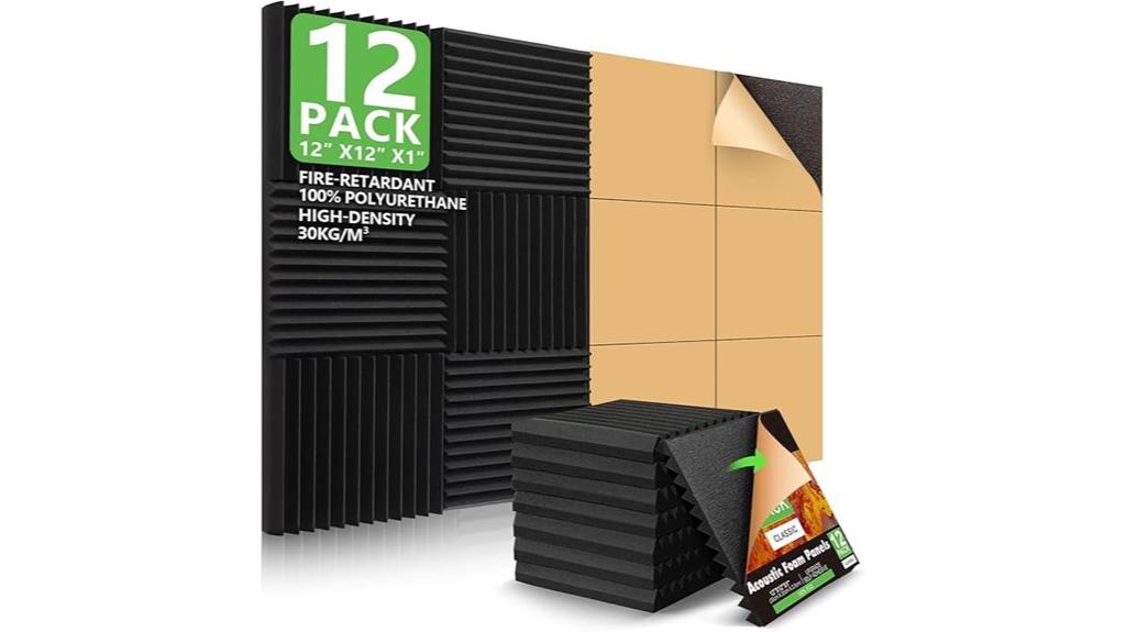 soundproof foam panels pack