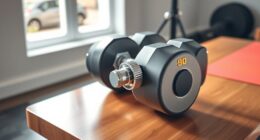 space saving adjustable dumbbells