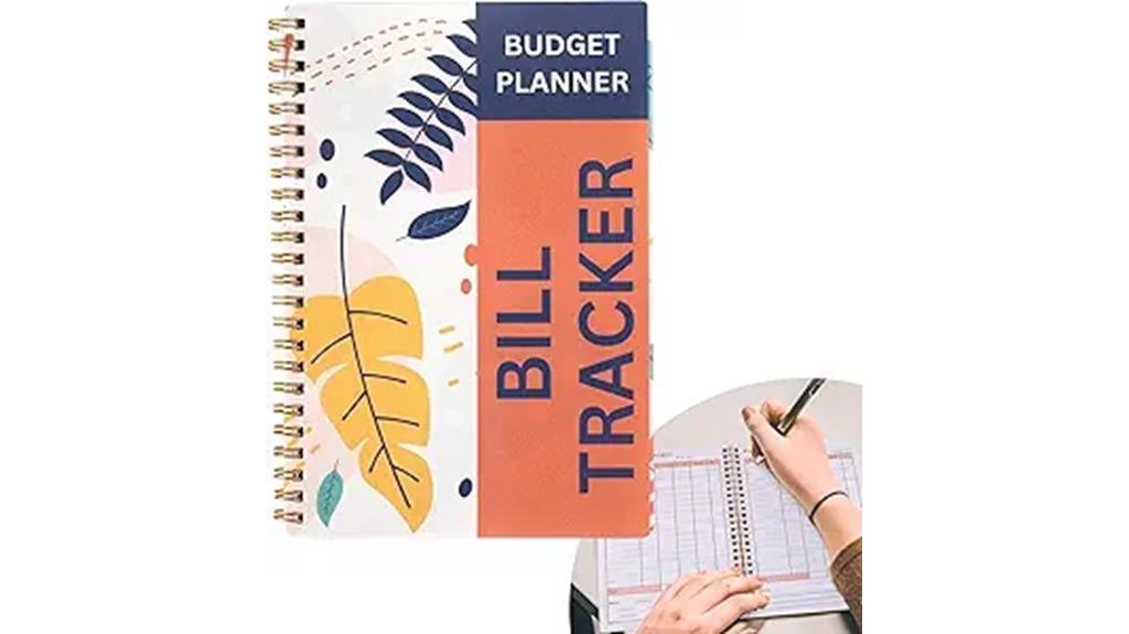 spiral bound bill tracker