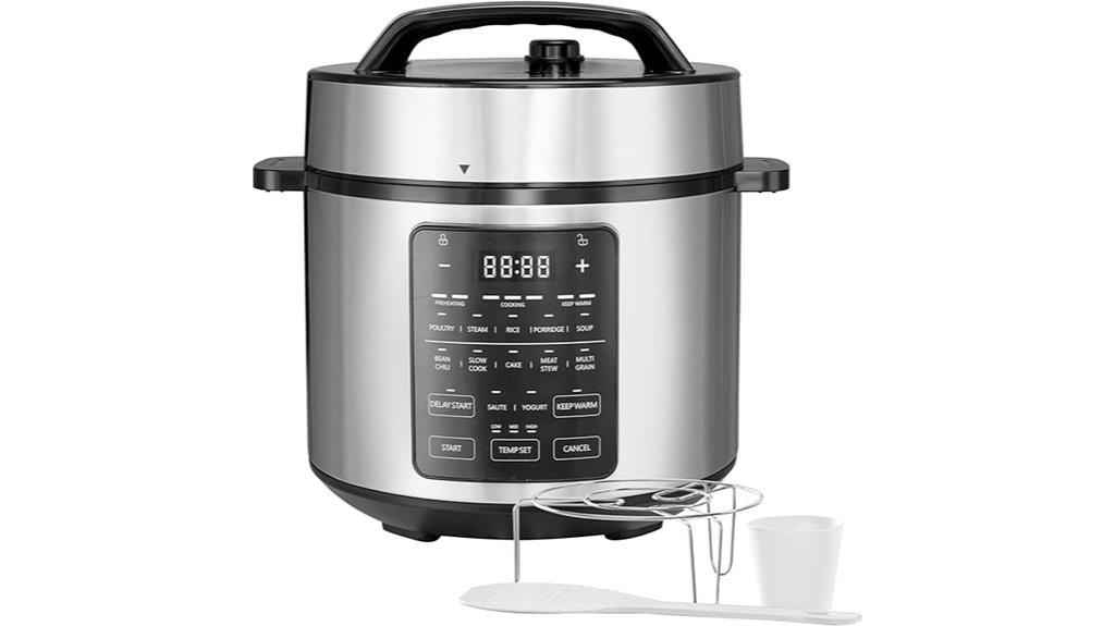 stainless steel 6qt cooker