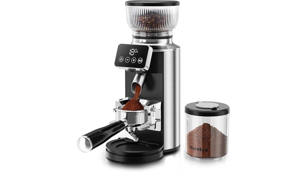 stainless steel espresso grinder