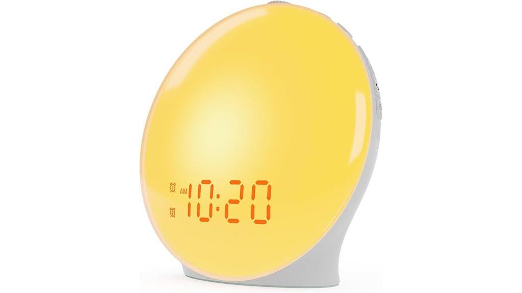 sunrise simulation alarm clock